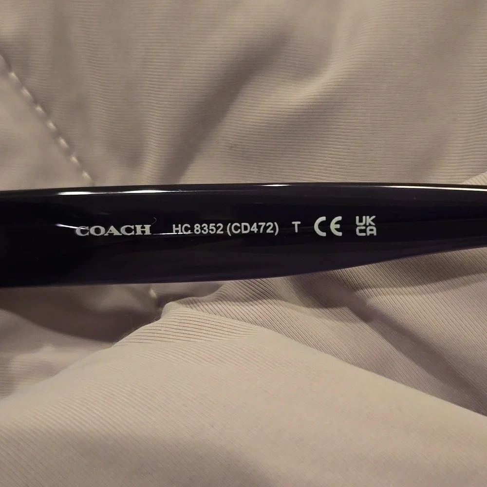 Coach Blue Transparent Sunglasses brand new in case - Picture 7 of 14